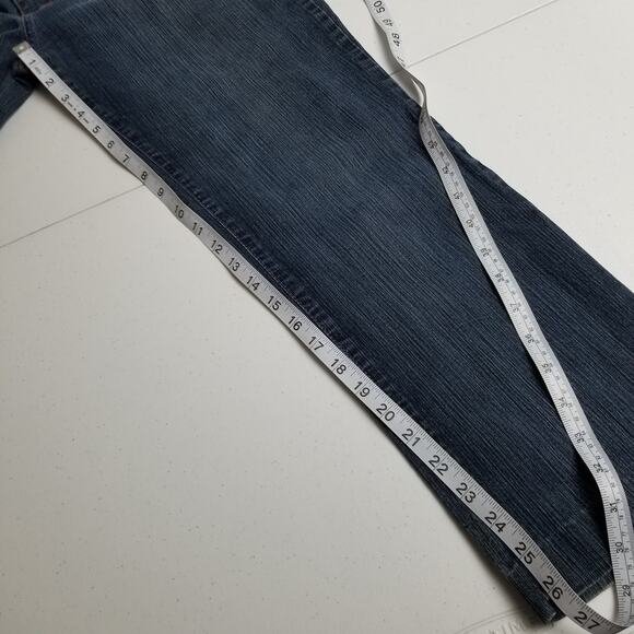 Beija Flor Blue Jeans Excellent Quality Straight Leg Very Nice! Size 8 - Picture 5 of 6